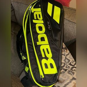 Babolat Black and Yellow Men's Tennis Bag